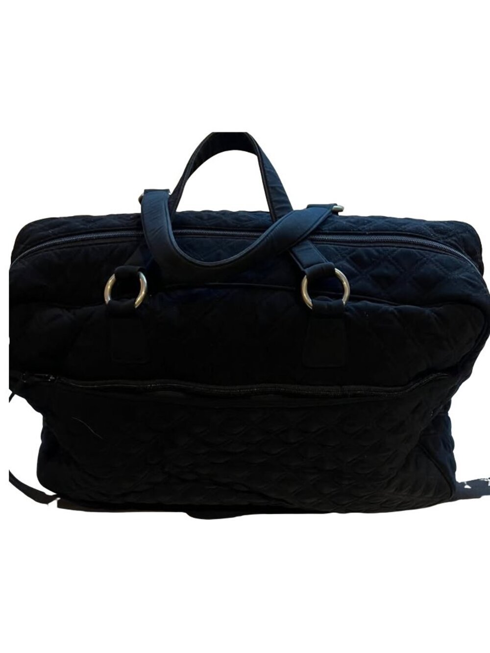 Vera Bradley Vintage Grand Black Weekender Duffle Bag - New - Never Used - Picture 3 of 6
